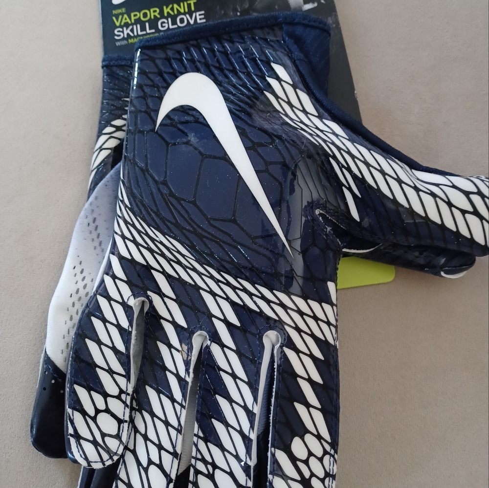 NIKE VAPOR KNIT 2 ADULT SKILL POSITION RECEIVER FOOTBALL GLOVES, NFG01, NWT